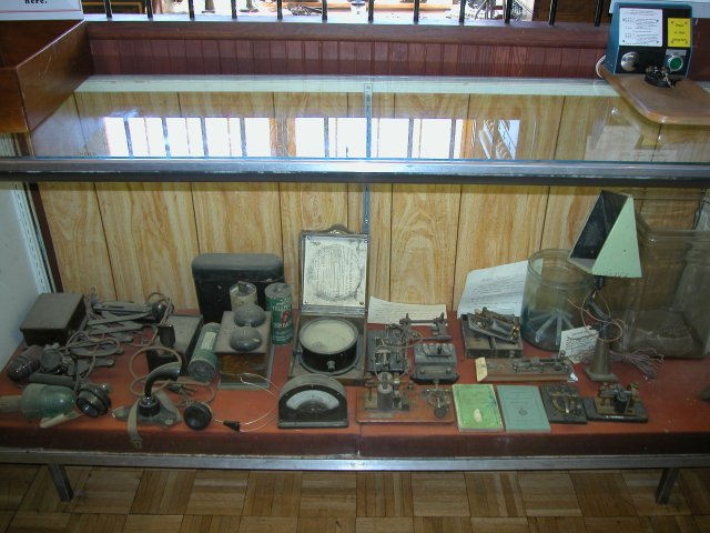 The telegraph and telephone display, view 2.