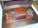 The box relay, which is an early telegraph transceiver.